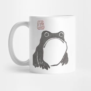 Grumpy Frog Grey - Matsumoto Hoji Mug